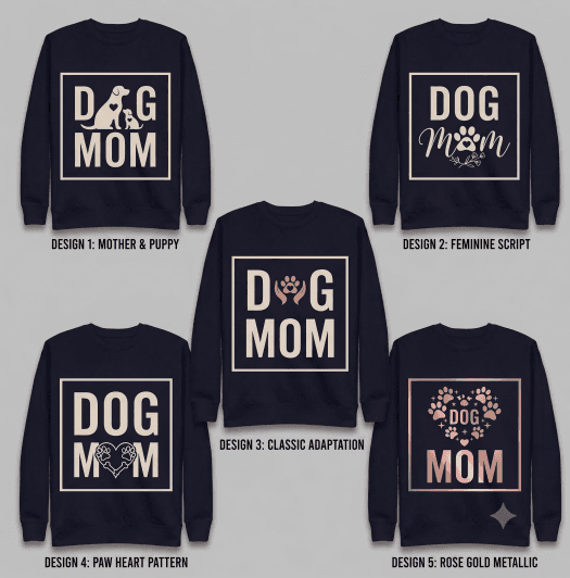 Dog Mom long-sleeve shirt